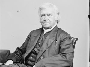 Portrait of Bishop Kemper, the first Episcopal missionary bishop in Wisconsin, taken in 1855. He was a prominent figure in establishing the Anglican religion in the Midwest.  