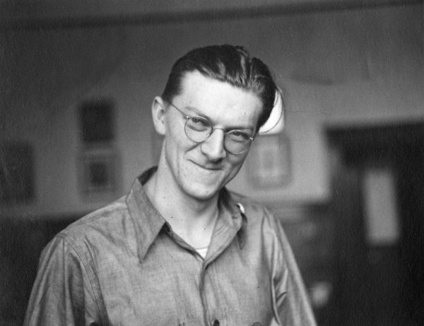Portrait of Harold Christoffel taken in 1937, the year he began his tenure as president of the UAW Local 248 union in Milwaukee. 