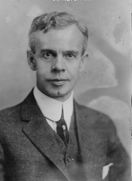 Portrait of Gerhard Bading, Milwaukee's Milwaukee’s Fusion Party mayoral candidate in 1912, 1914, and 1916.