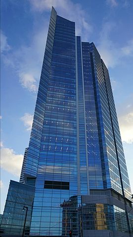 Photograph of the new Northwestern Mutual Insurance Tower and Commons, which opened in 2017. 