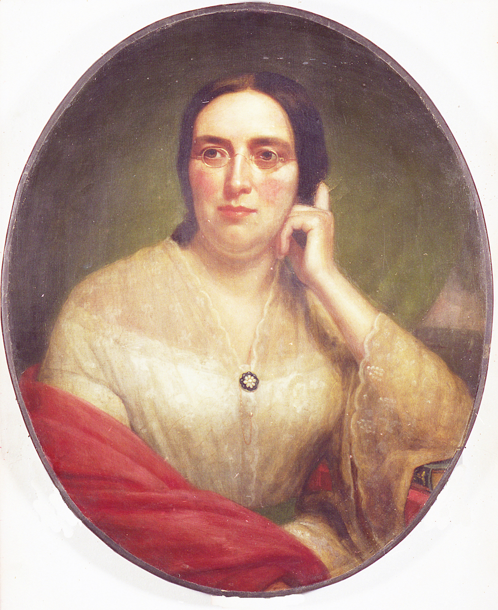 Portrait of Mary Blanchard Lynde, a woman known for her activism and reform advocacy throughout Wisconsin. 