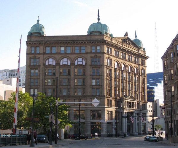 Built in 1896, the Germania Building downtown once served as the headquarters of the Brumder Publishing Company. 