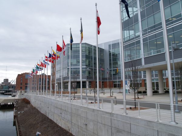 Due to continued growth and expansion, ManpowerGroup opened their new facility along the Milwaukee River in 2007. 