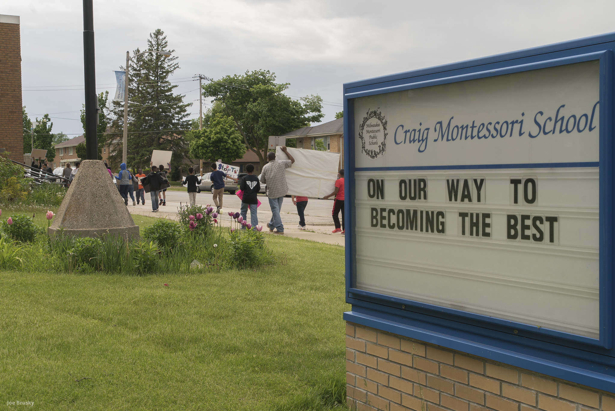 One of the eight public Montessori schools in the metro Milwaukee area, Craig Montessori School is located on W. Congress Street.