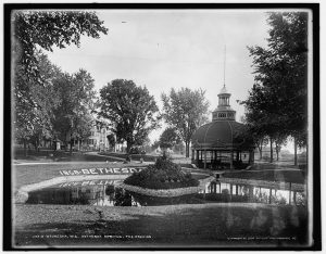 Located in Waukesha, Bethesda Springs was a popular destination for people seeking to try hydropathy as a cure for their ailments.