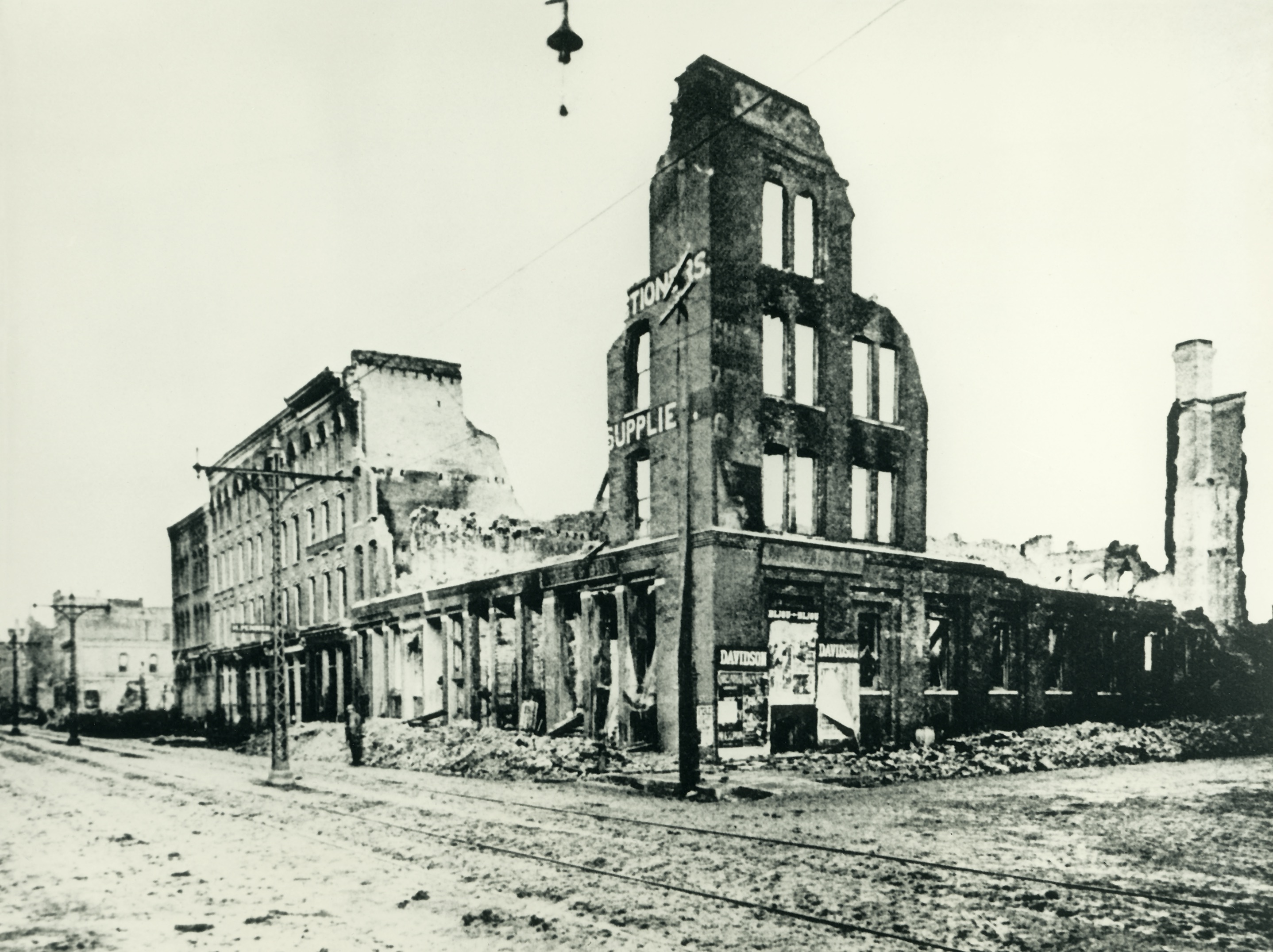 The fire in the Third Ward in 1892 demolished more than 440 buildings and displaced 2,500 people from the neighborhood.