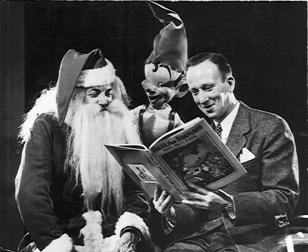 Starting in 1931, Billie the Brownie had a daily radio show. Along with Santa and "Captain" Larry Teich, the show's writer and producer, Billie the Brownie read stories and Milwaukee children's Christmas letters.