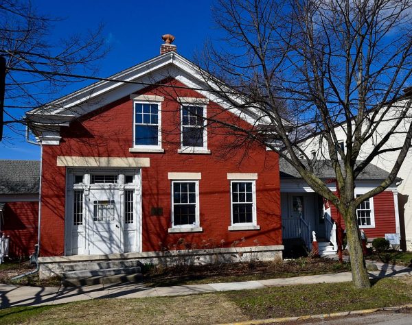 The oldest brick house in Waukesha County, the Sewall Andrews House in Mukwonago is listed on the National Register of Historic Places and now houses a local museum.