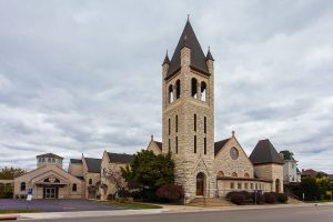 The First Methodist Church in Waukesha was constructed in 1898 and is now listed on the National Register of Historic Places. It is associated with the United Methodist Church today.