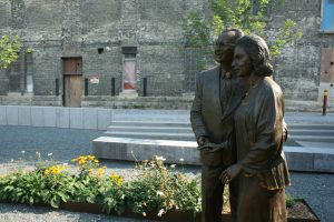 Zilber Park, an urban park located on N. 10th Street, opened in 2009 with funding from the Zilber Family Foundation. A bronze statue of Joseph and Vera Zilber is a prominent park feature.
